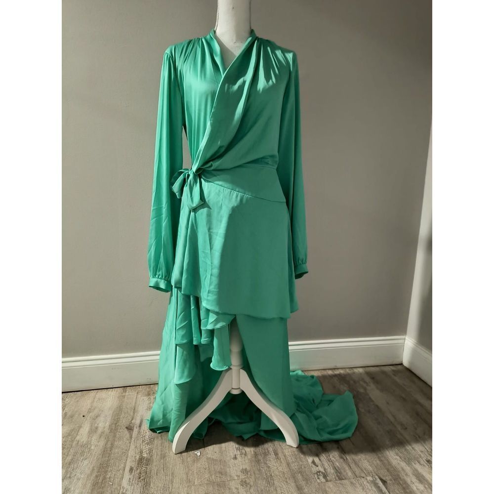 PatBO High-Low Wrap Dress size 8 NWT - Picture 7 of 9